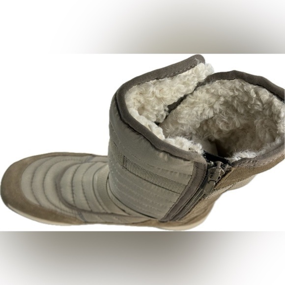 💋NWT MERRELL APPROACH SPORT TALL ZIP WATERPROOF FAUX FUR BOOTS Brindle 10 - Picture 6 of 10